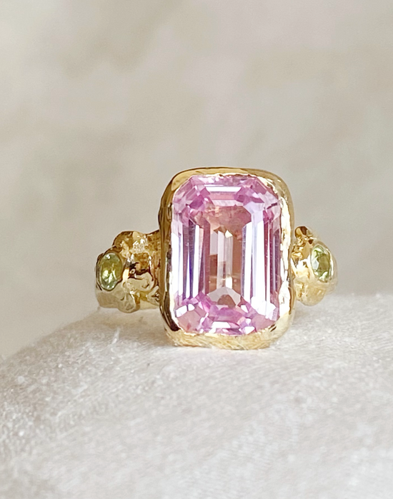 Morganite of Higher Love Ring ~ Supreme Pink