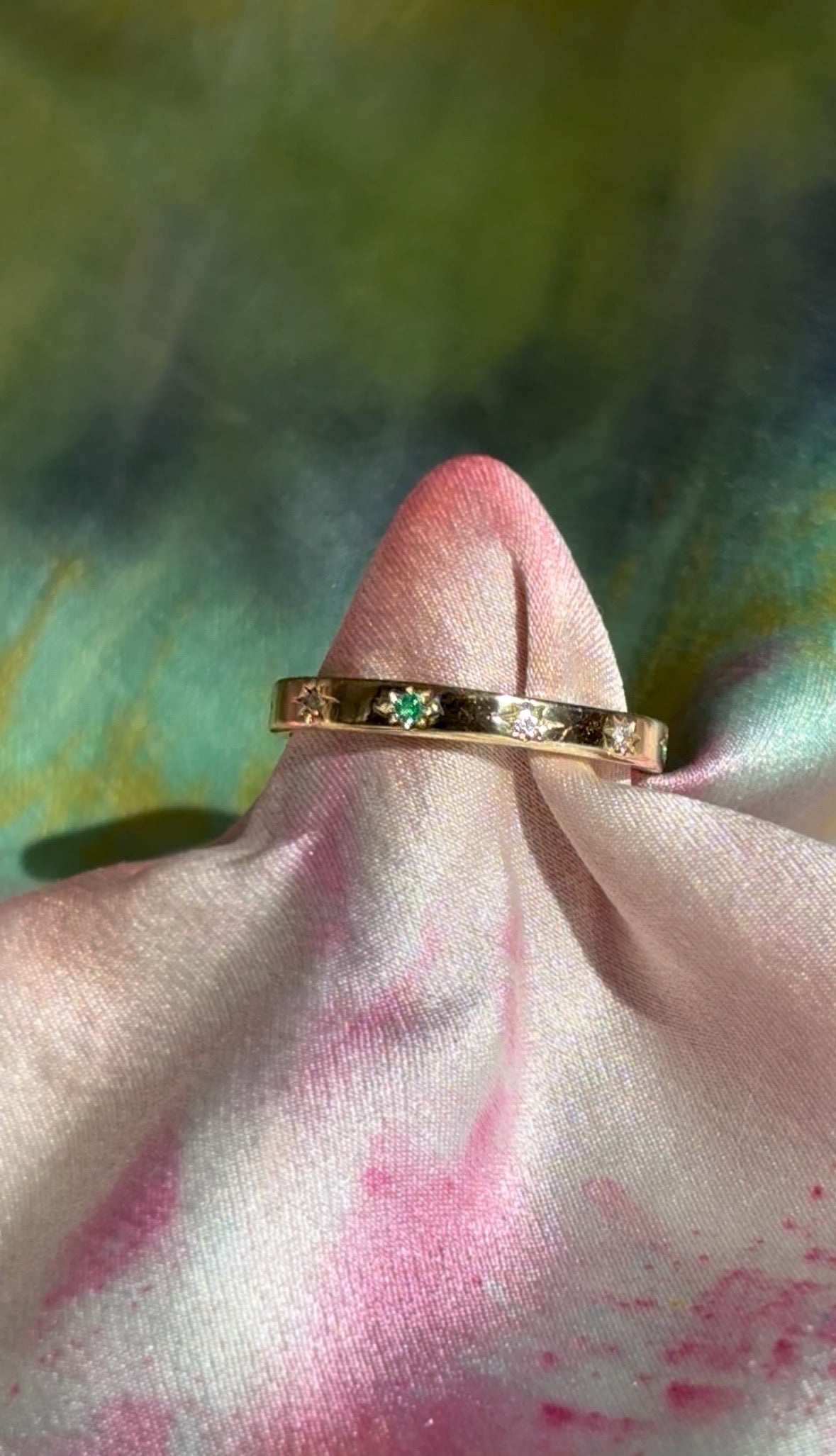 Lucky Flowers Spinner ❀ Green Tourmaline