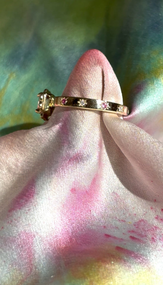 Lucky Flowers Spinner ❀ Pink & Lilac Tourmaline