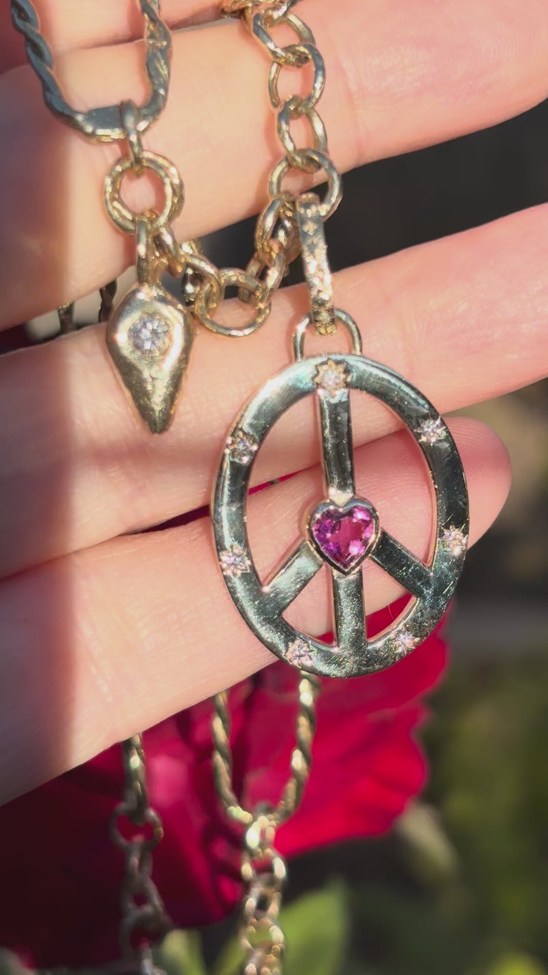 Load and play video in Gallery viewer, Peace, Sparkle Heart
